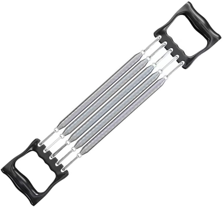 Utypee 5-Level Adjustable Chest Expander up to 66 lbs | Fitness Equipment for Home Gym Steel Buckle & Electroplated Springs | Workout Equipment for Grip, Arm, Chest, Back Training - Image 1